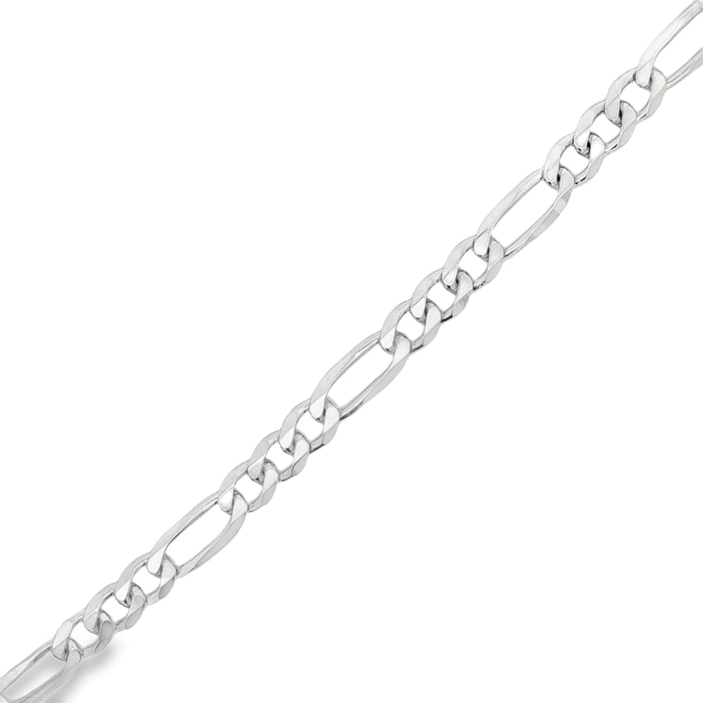 Jai's Sterling Silver Figaro Chain Bracelet