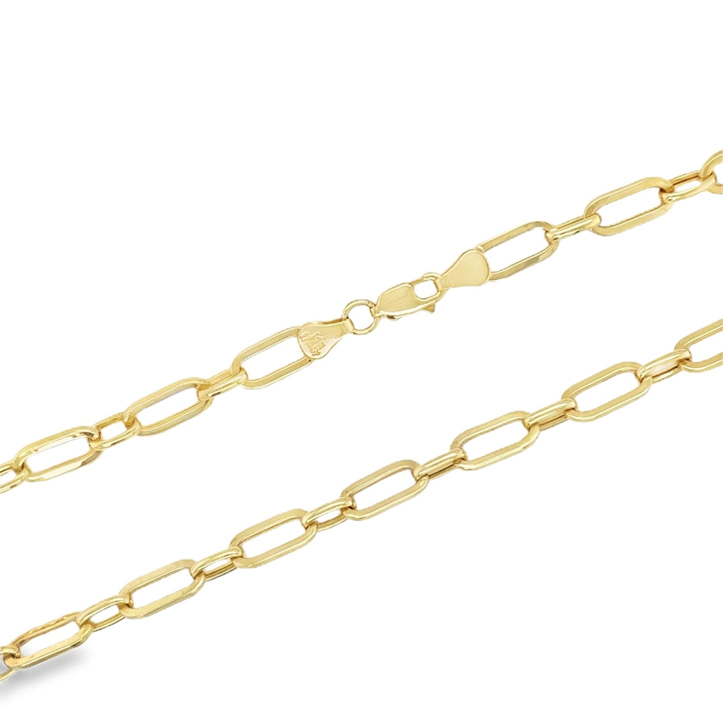 Jai's 14K Yellow Gold Paperclip Chain