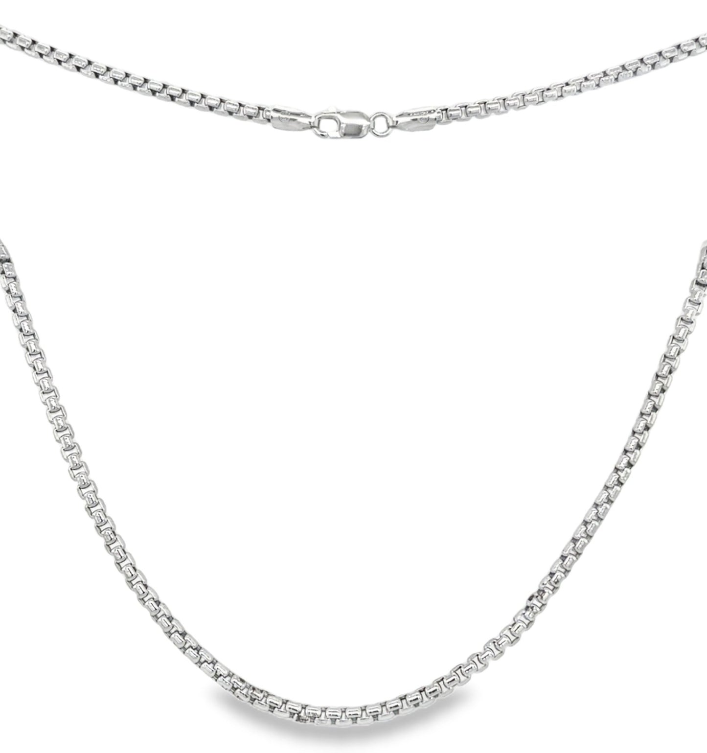 Jai's 14K White Gold Box Chain - 18"