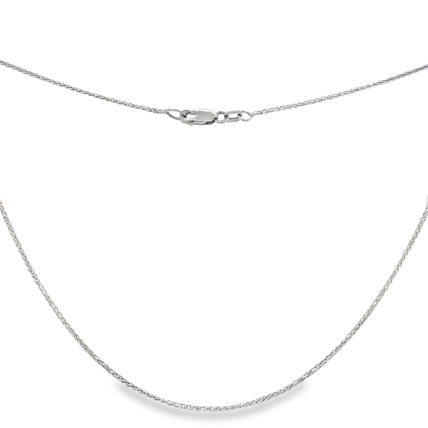 Jai's 14K White Gold Fine Foxtail Chain - 20"