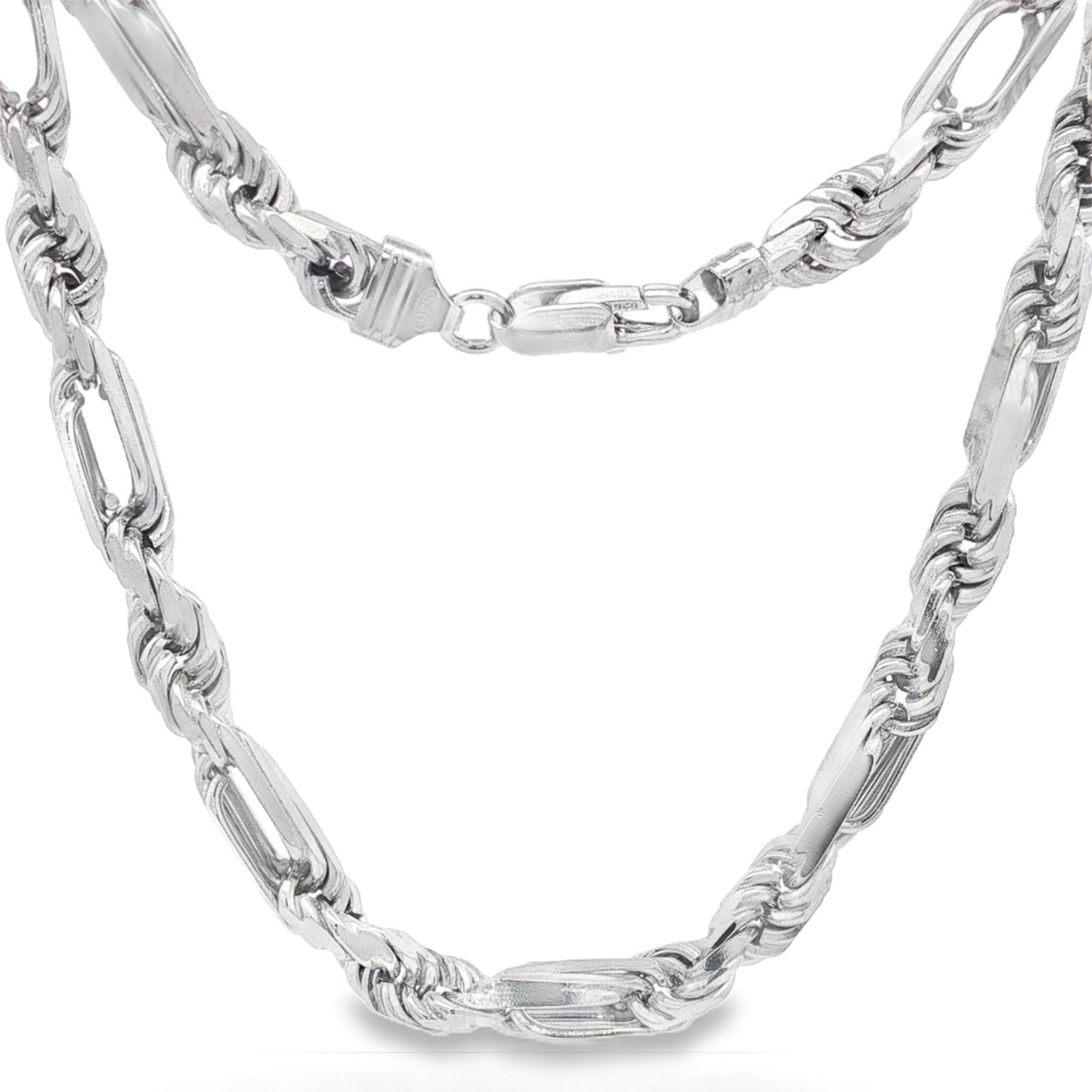 Jai's Sterling Silver Thick Rope Chain