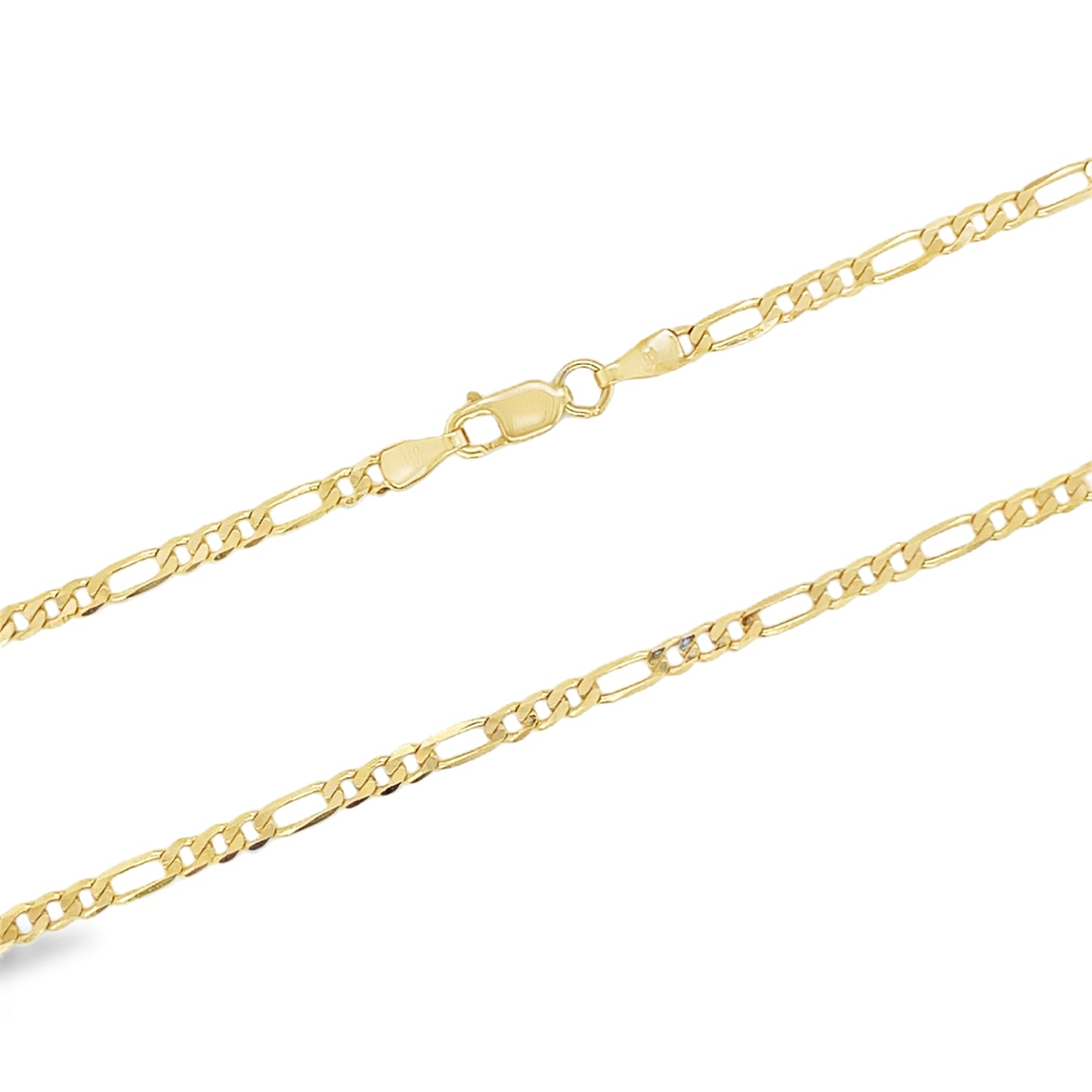 Jai's 14K Yellow Gold Fine Figaro Chain