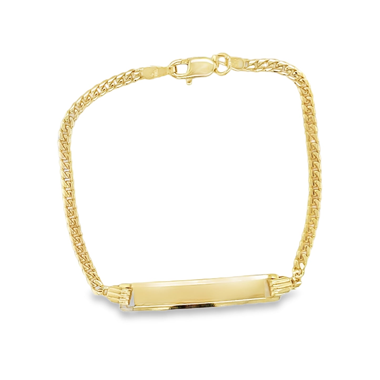 Jai's 14K Yellow Gold Baby ID Miami Cuban Curb Chain Bracelet