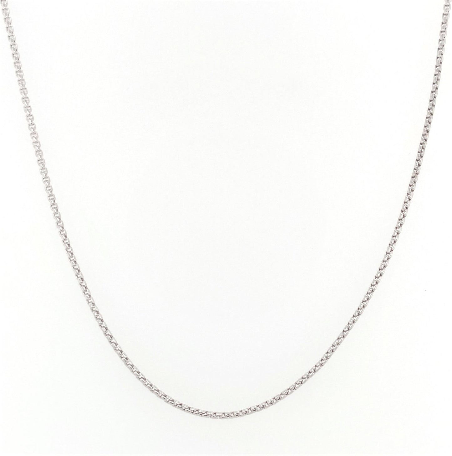 Jai's 14K White Gold Fine Box Chain - 16"