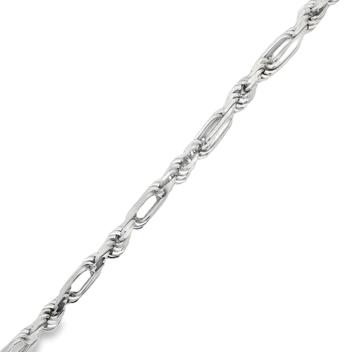 Jai's Sterling Silver Thick Rope Chain Bracelet