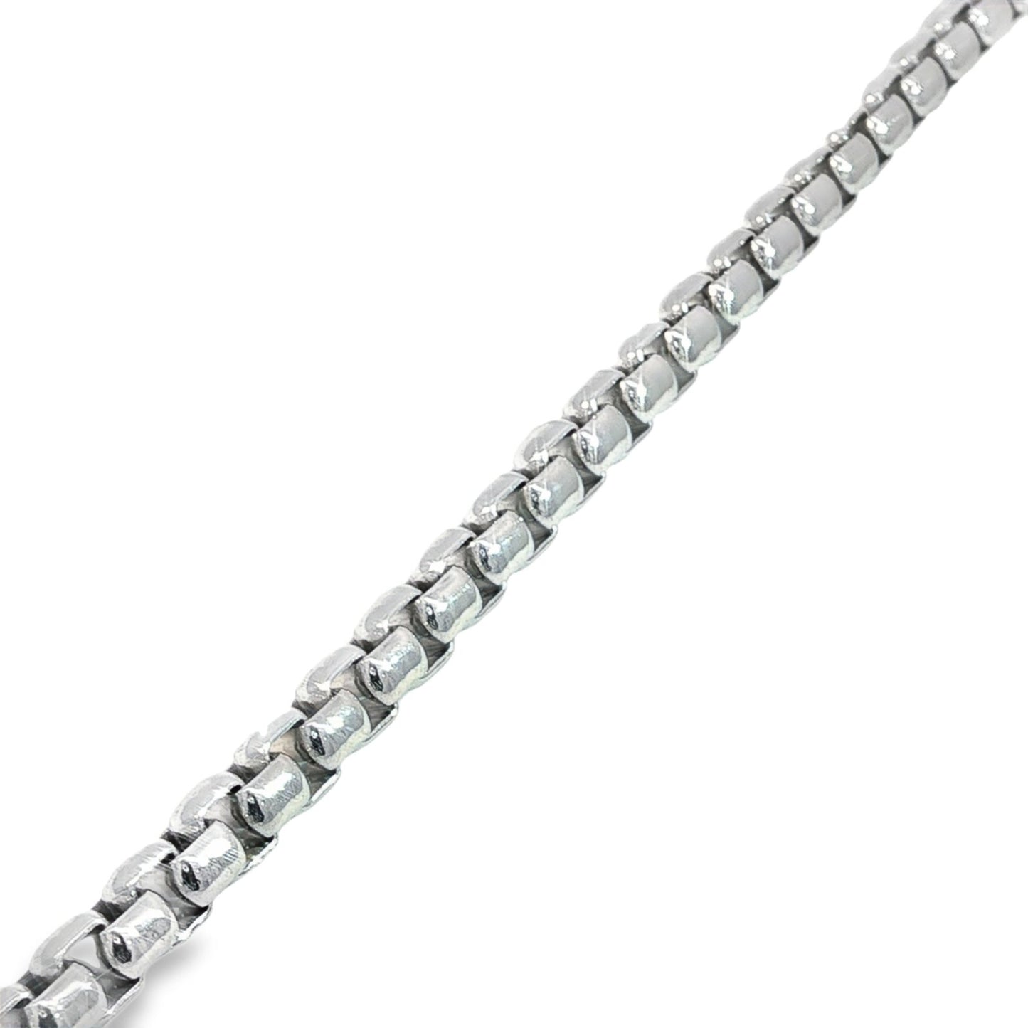 Jai's Sterling Silver Thick Box Chain Bracelet
