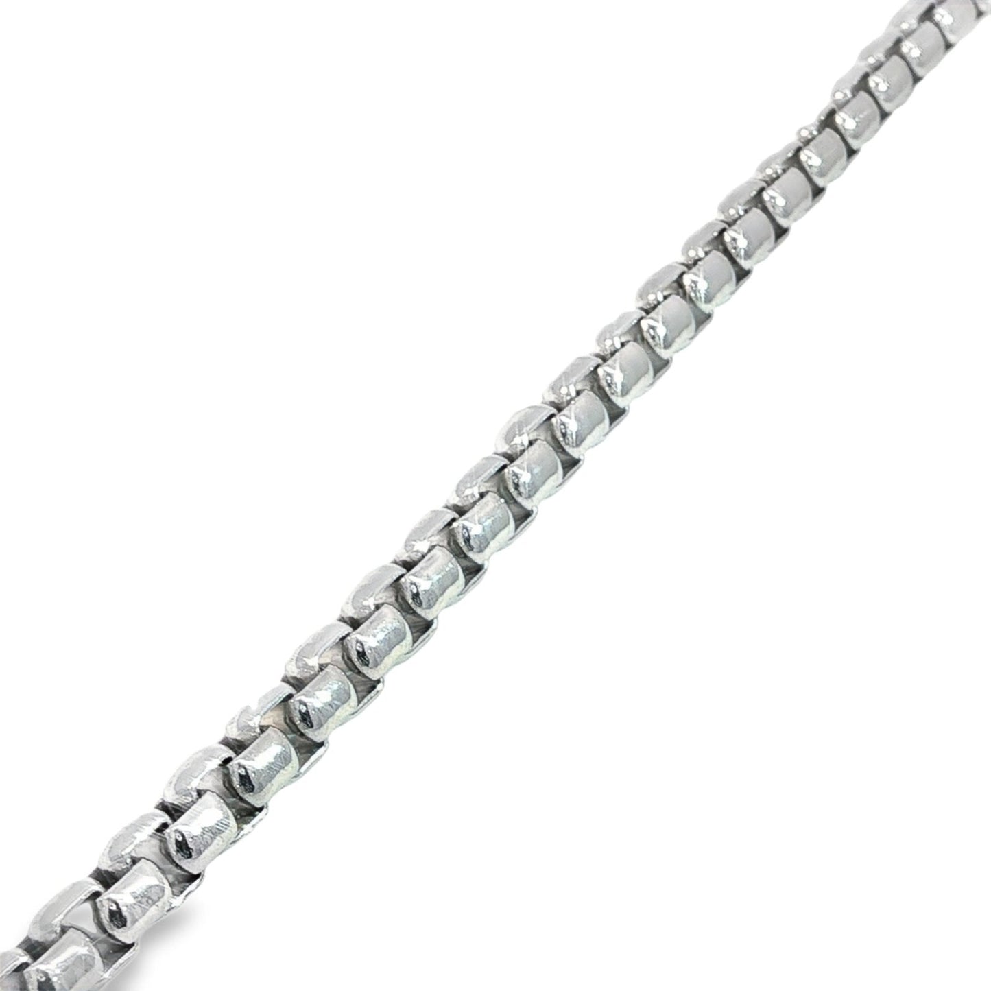 Jai's Sterling Silver Thick Box Chain Bracelet