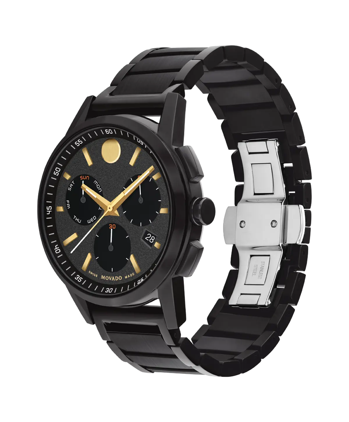 Movado's Museum Sport with Black Chronograph Dial