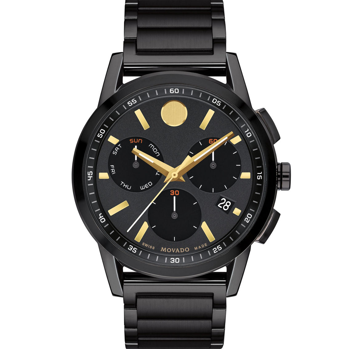 Movado's Museum Sport with Black Chronograph Dial