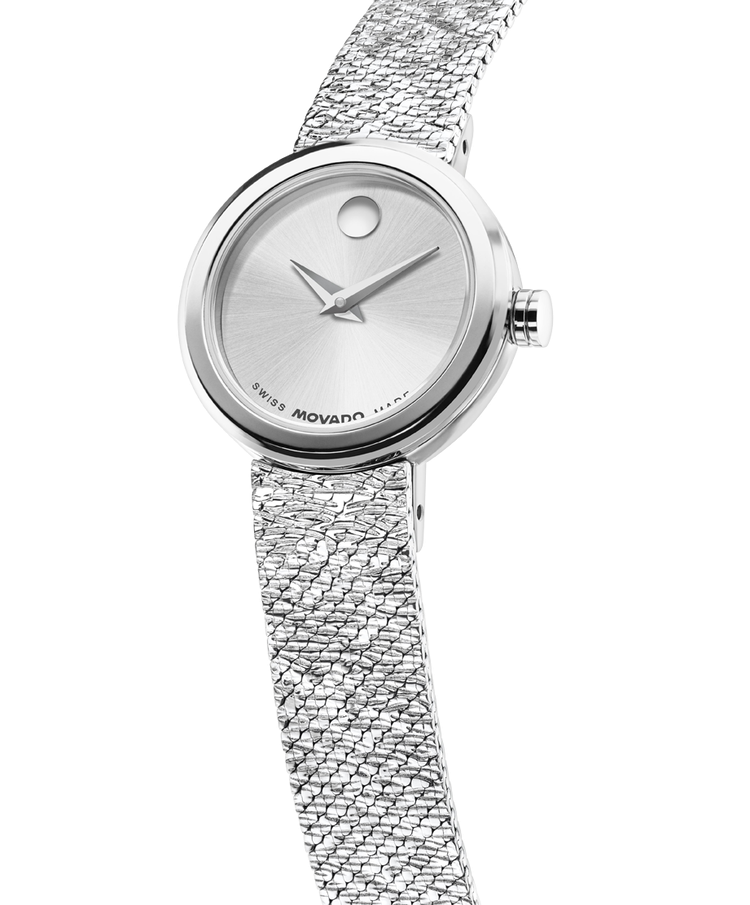 Movado's Museum Velura Mini with Silver-tone Museum Dial