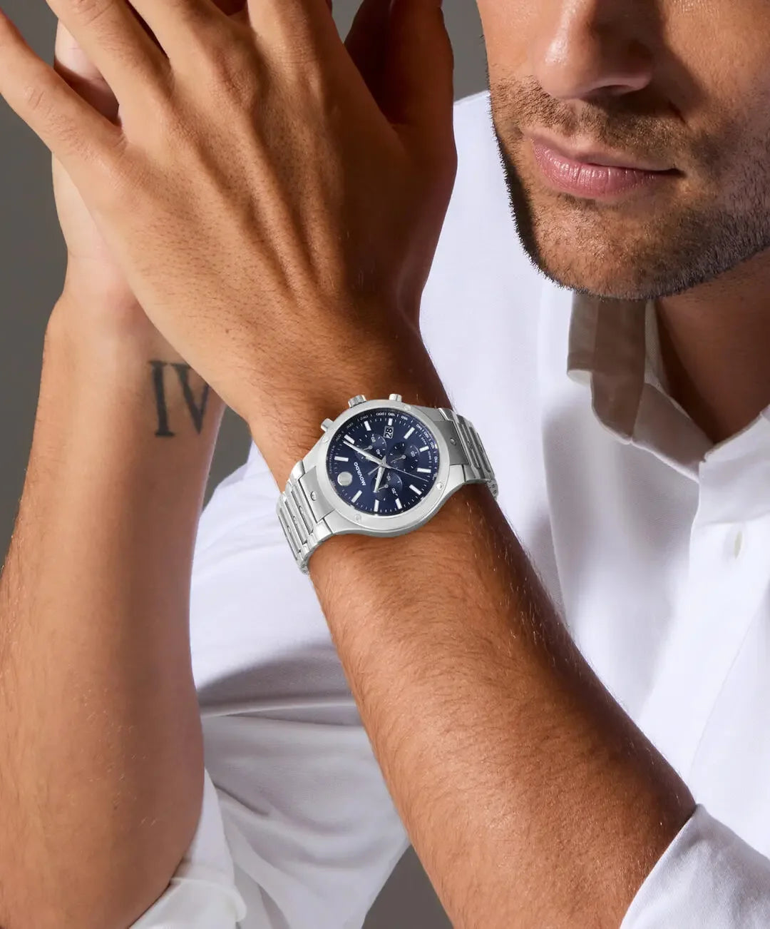 Movado's SE with Blue Chronograph Dial