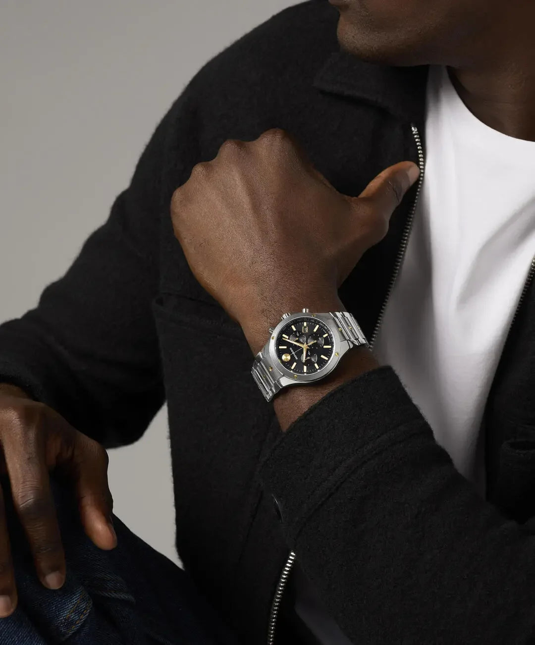 Movado's SE with Black Chronograph Dial