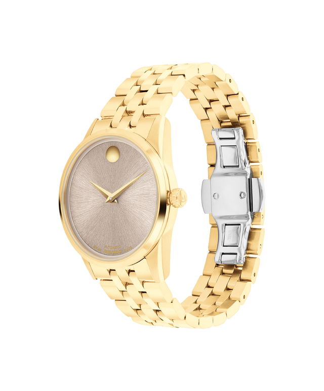 Movado's Museum Classic Automatic with Warm Grey Museum Dial