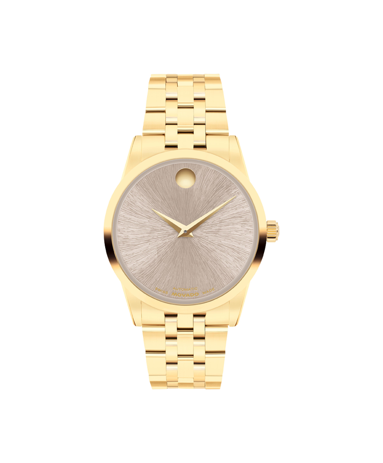 Movado's Museum Classic Automatic with Warm Grey Museum Dial
