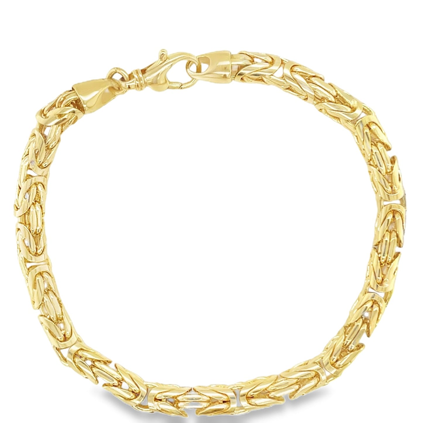 Jai's 14K Yellow Gold Byzantine Chain Bracelet