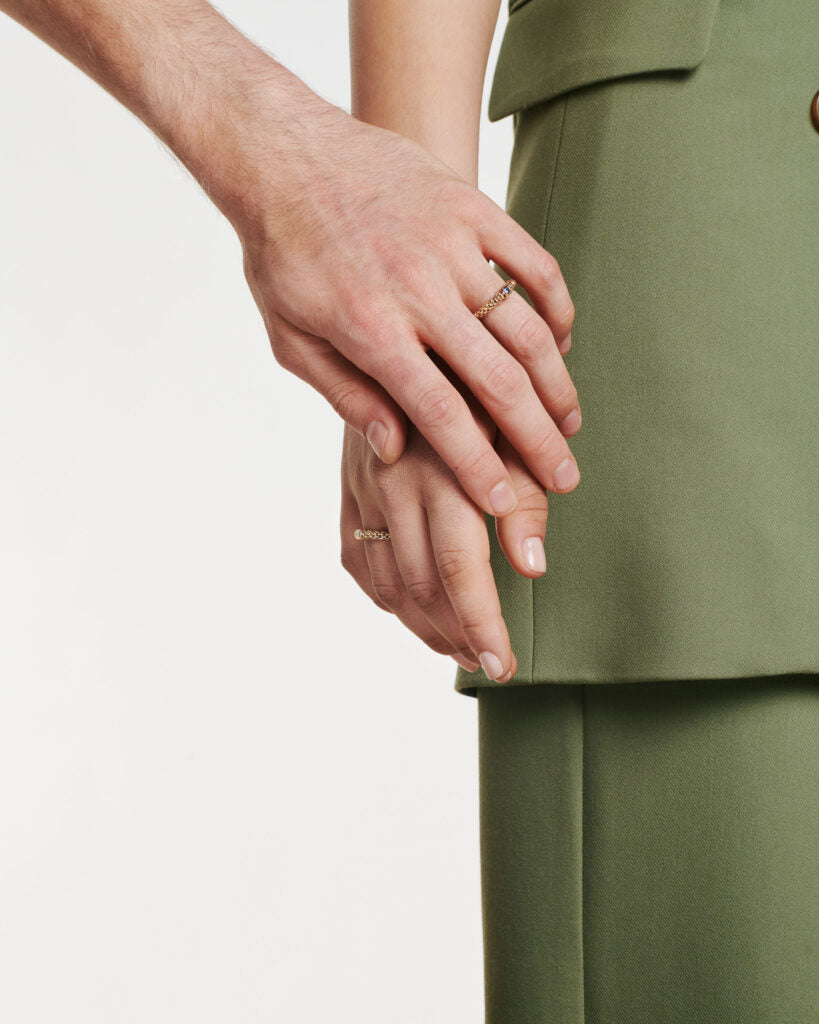 Fope's 18K Yellow Gold Souls Flex'it Diamond Ring