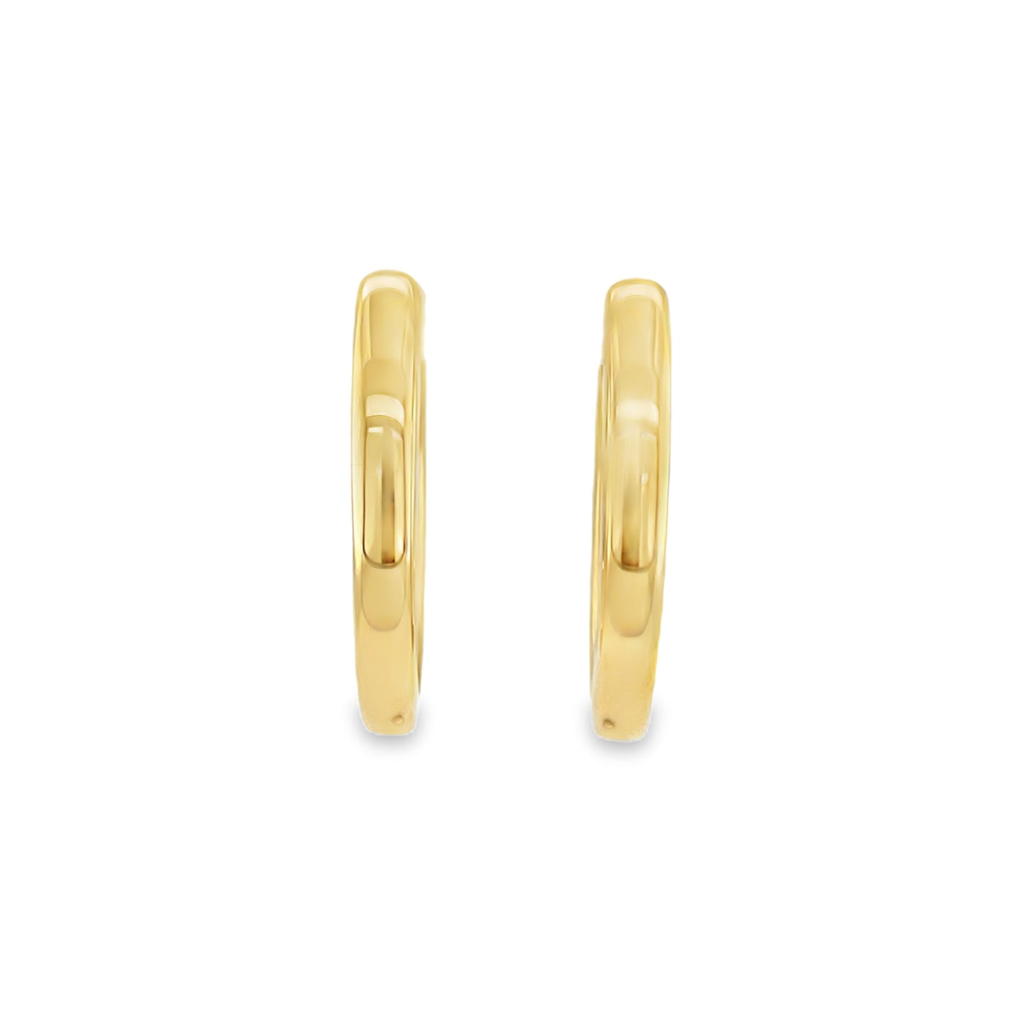 Jai's 18K Yellow Gold Medium Rounded Hoops