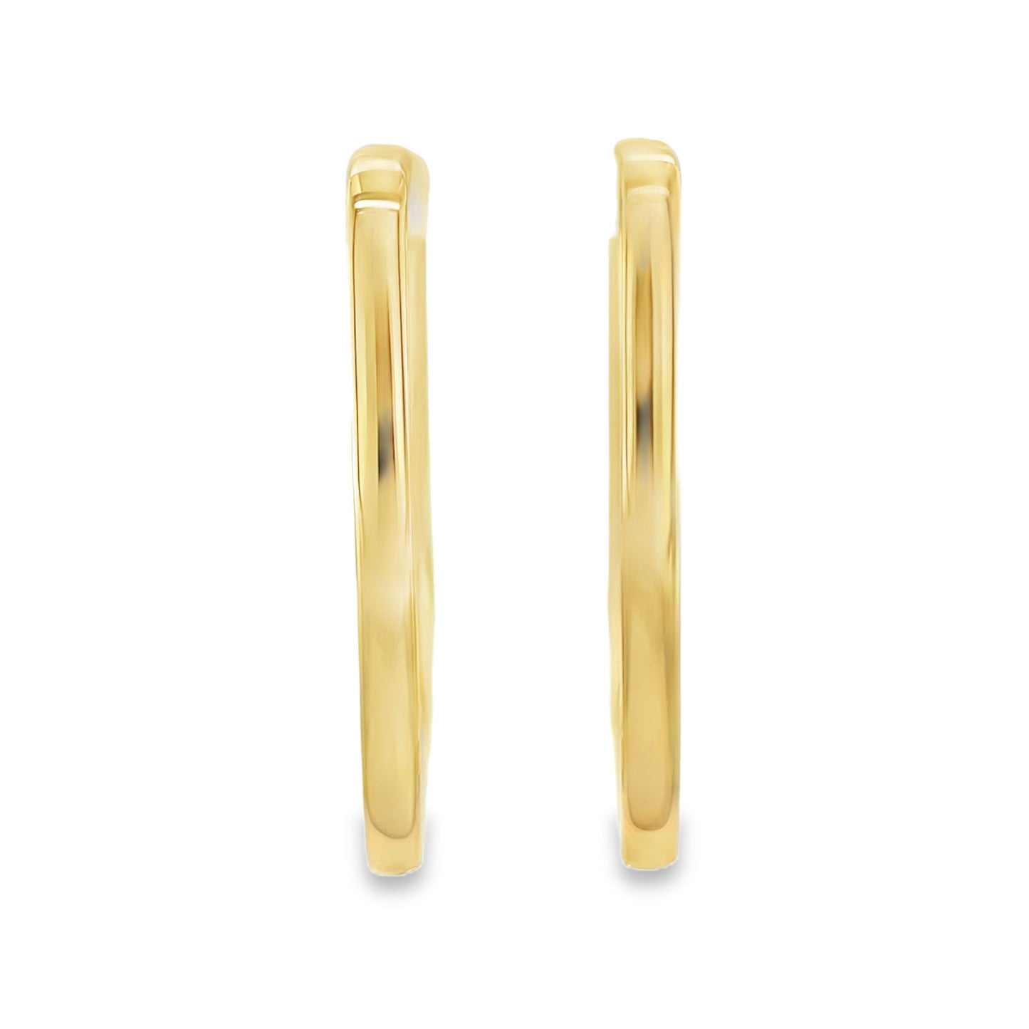 Jai's 18K Yellow Gold Large Rectangular Hoops