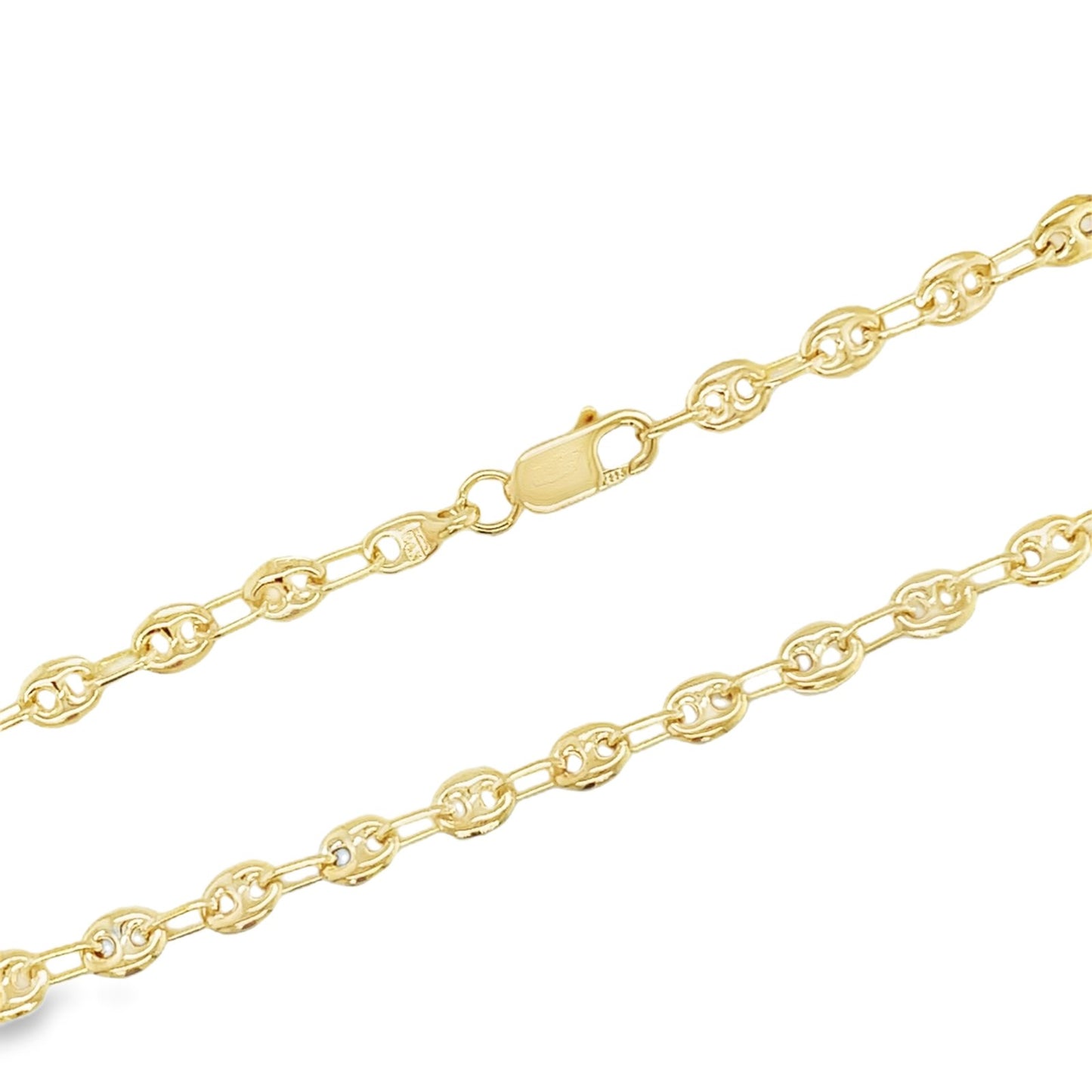 Jai's 14K Yellow Gold Mariner-link Anklet