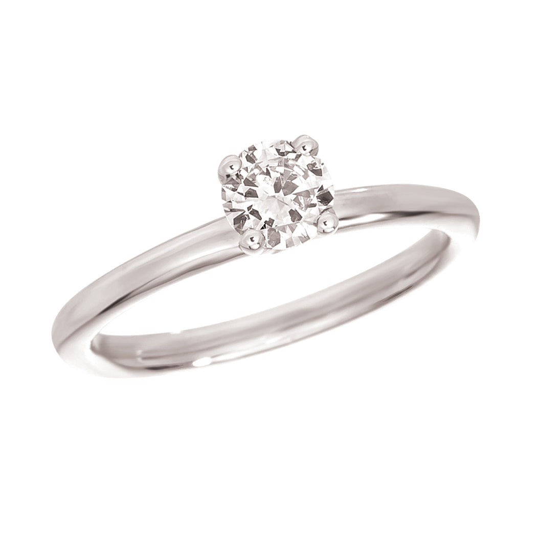 Morris & David’s 14K White Gold Diamond Engagement Ring