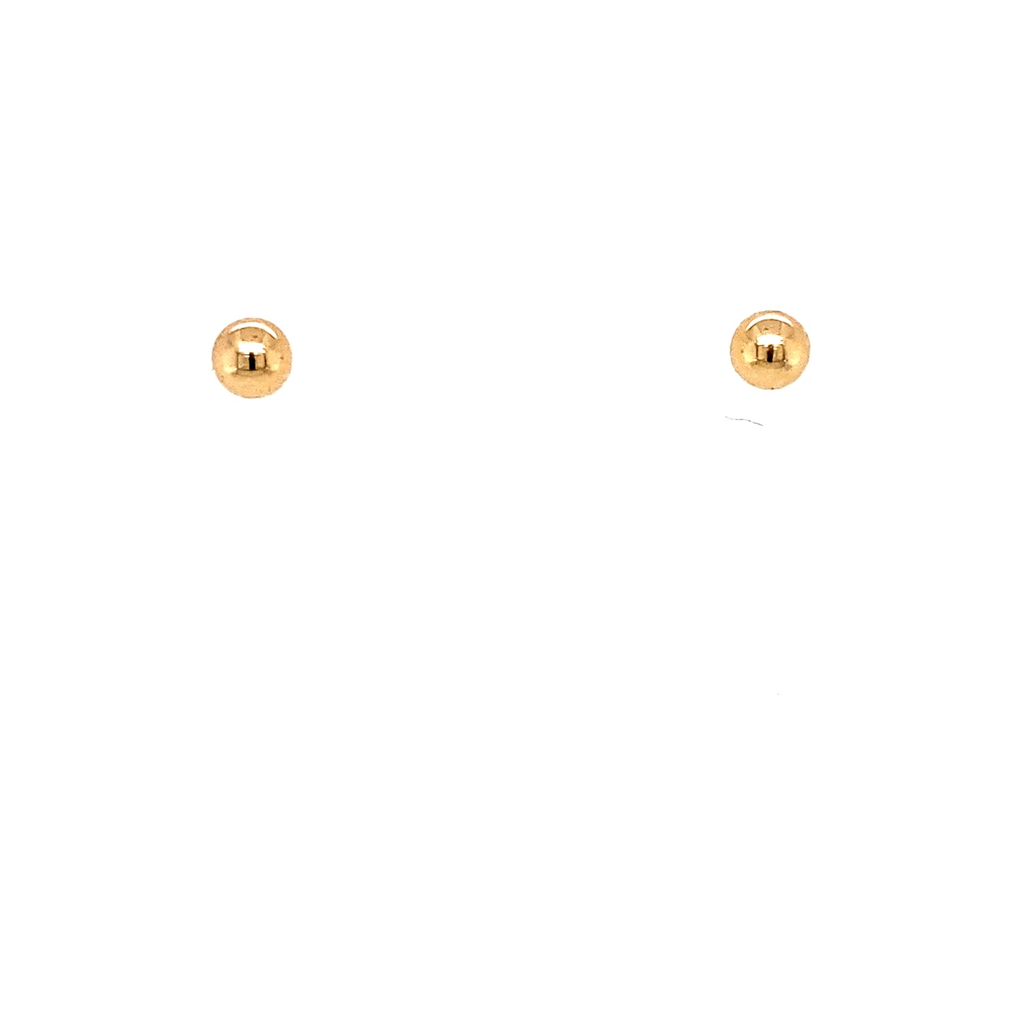 Jai's 14K Yellow Gold 4MM Sphere Studs