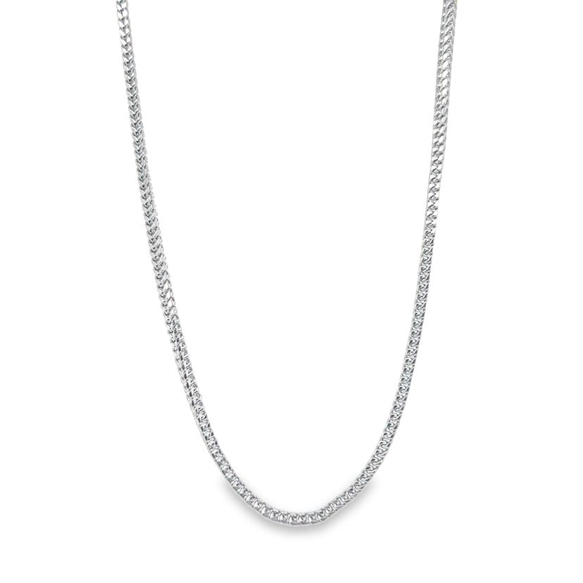 Jai's 14K White Gold Foxtail Chain - 16"