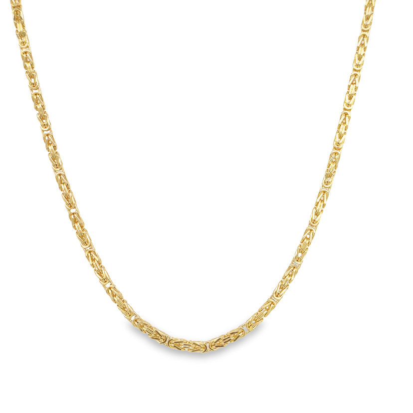 Jai's 14K Yellow Gold Byzantine Chain - 22"