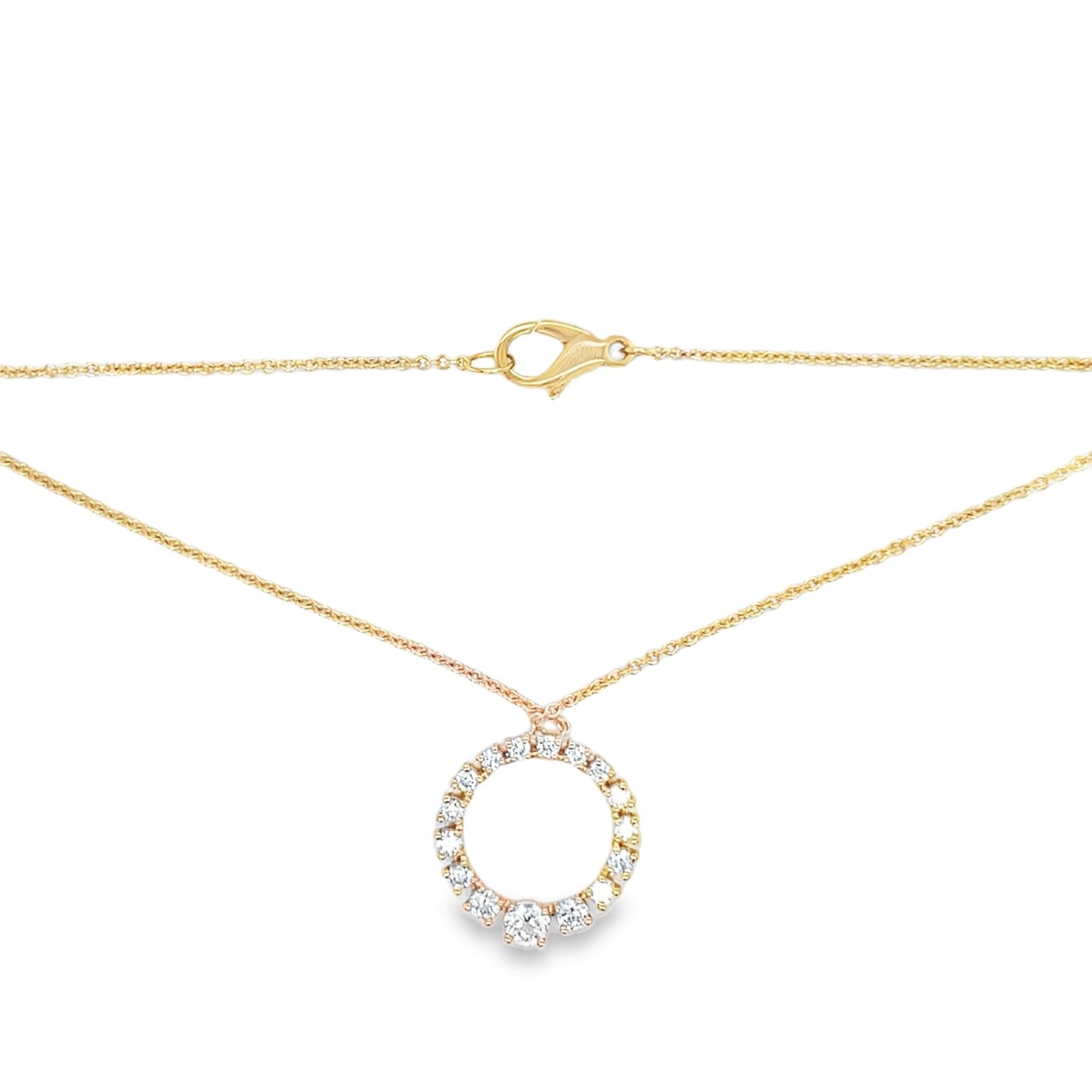 Hans Krieger's 18K Rose Gold Diamond Necklace