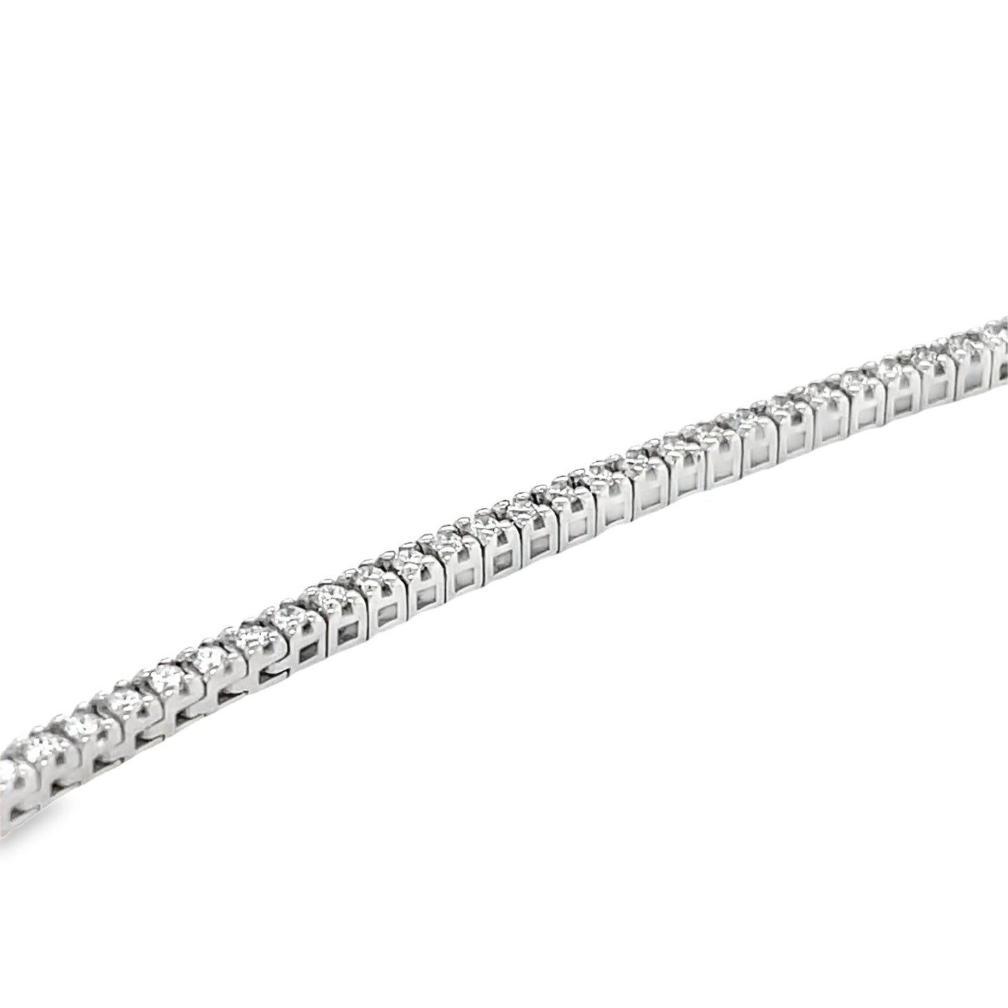 Hans Krieger's 18K White Gold Diamond Tennis Necklace