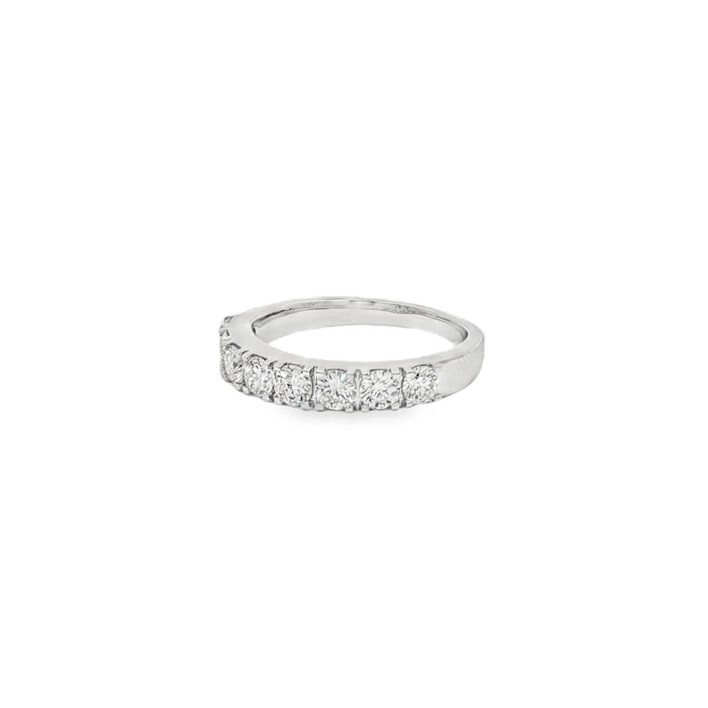 Jai's 14K White Gold 1-carat Diamond Semi-pave Ring