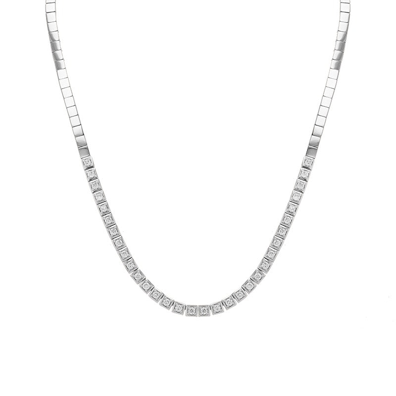 Jai's 14K White Gold Diamond-studded Chain