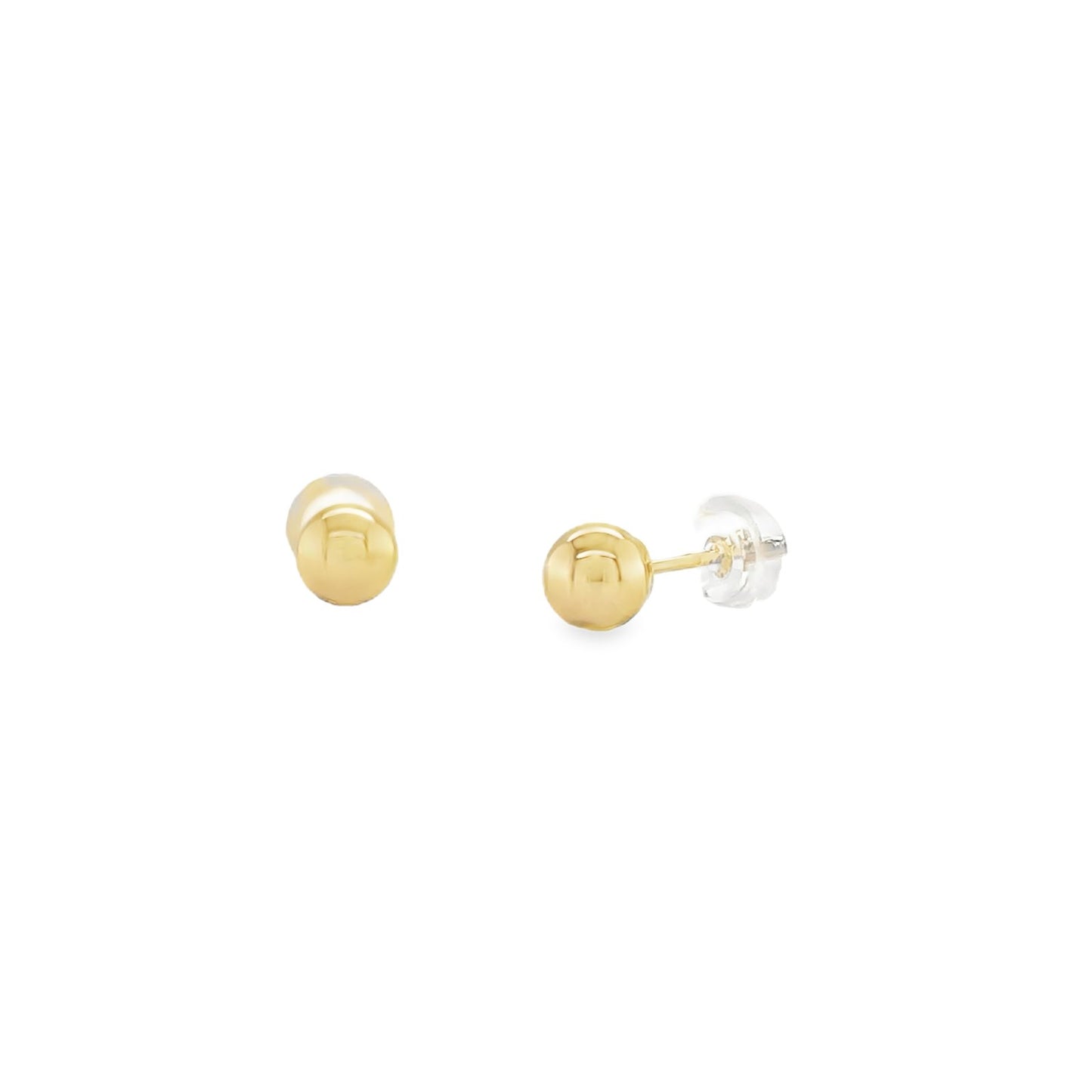 Jai's 14K Yellow Gold 5MM Sphere Studs