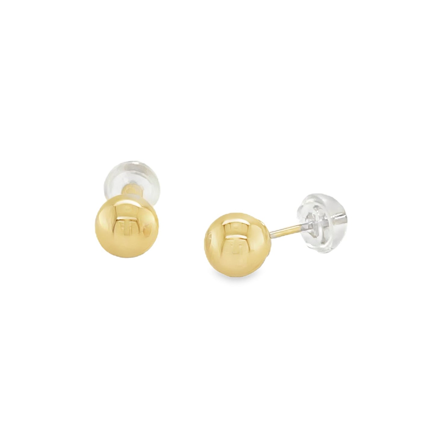 Jai's 14K Yellow Gold 6MM Sphere Studs