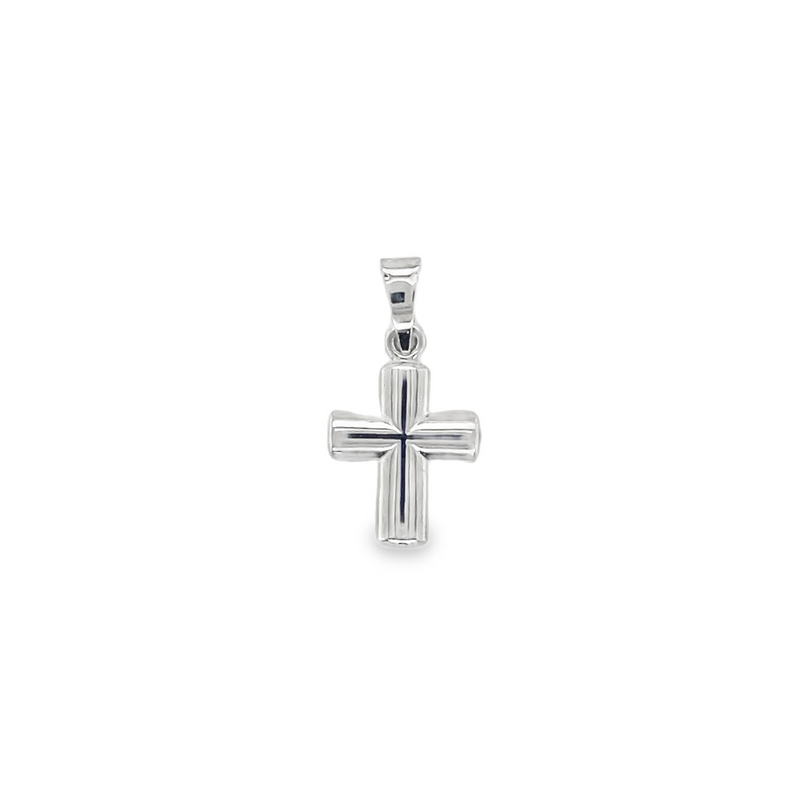 Jai's 14K White Gold Petite Cross Pendant