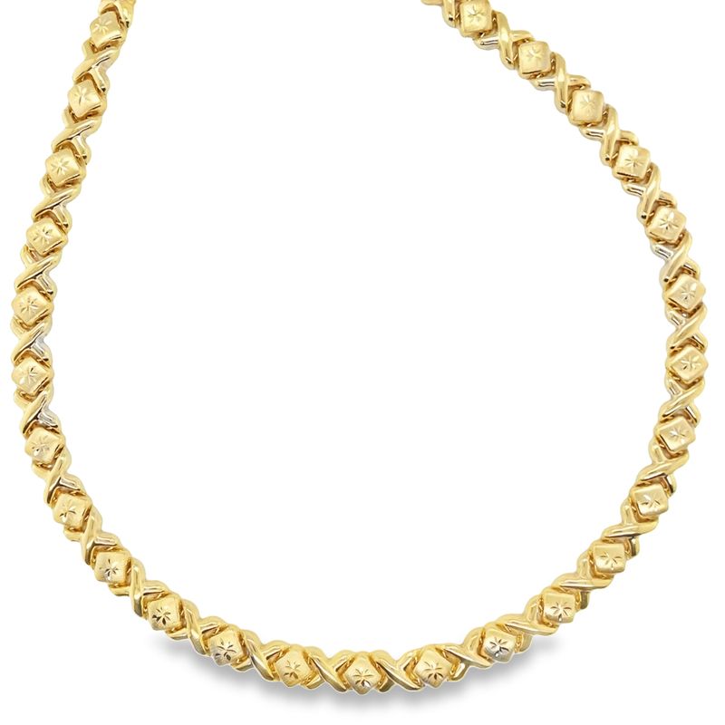 Jai's 14K Yellow Gold X Link Chain - 17"