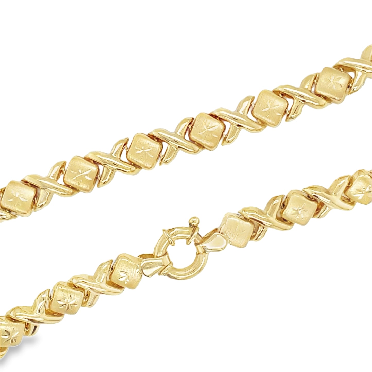 Jai's 14K Yellow Gold X Link Chain - 17"