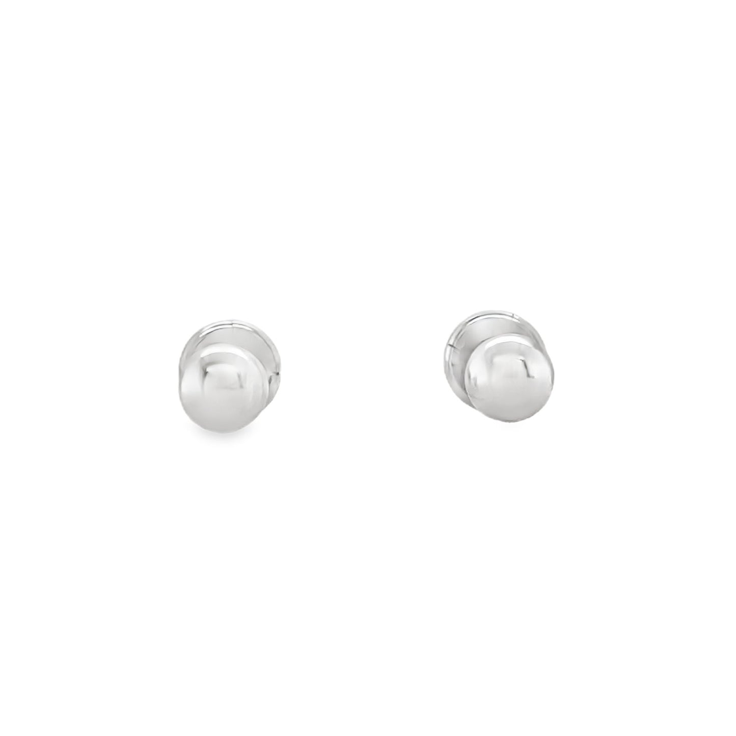 Jai's 14K White Gold 3.5MM Sphere Studs
