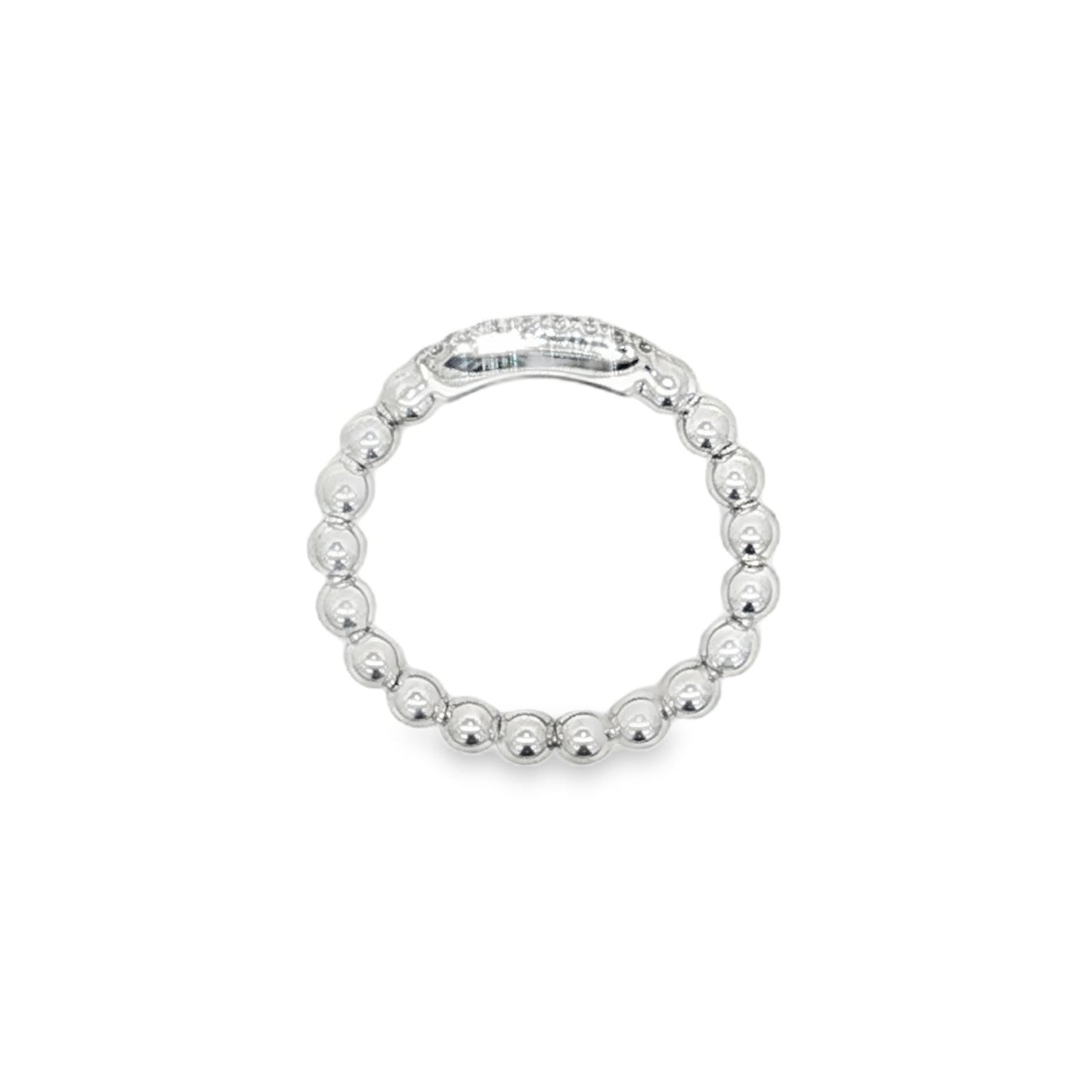 Hulchi Belluni's 18K White Gold Diamond Tresore Ring