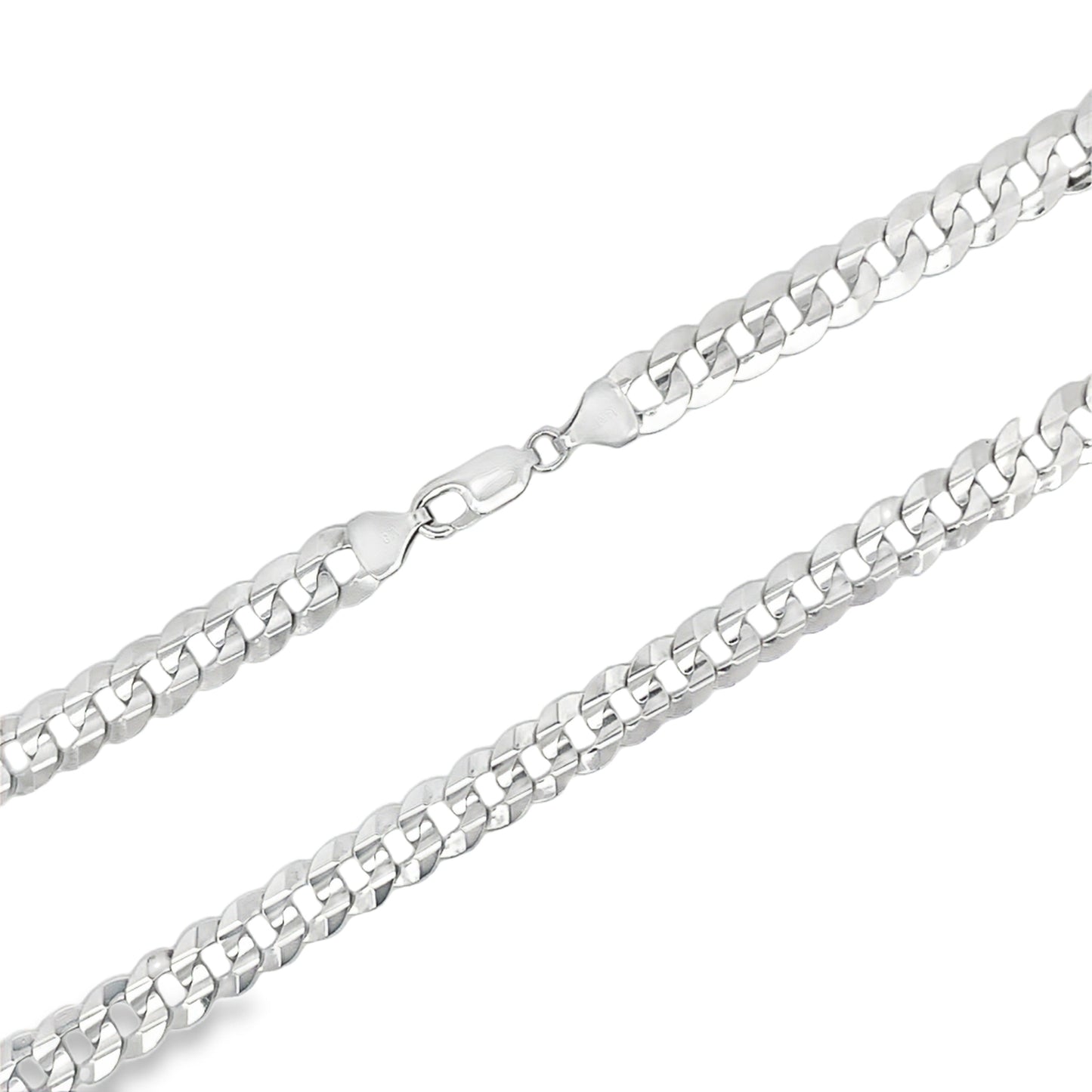 Jai's 14K White Gold Flat Cuban Curb Chain