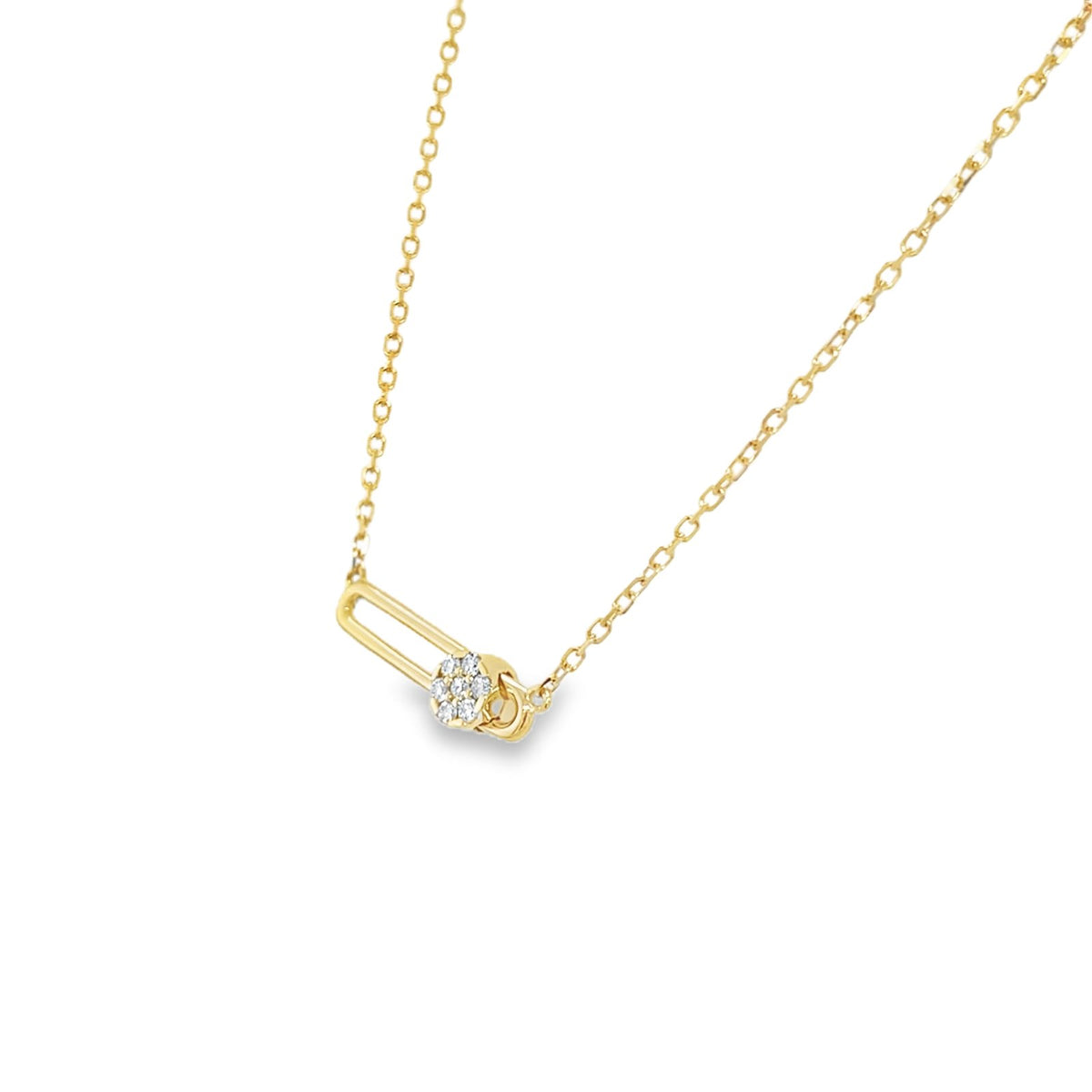 Hulchi Belluni's 18K Yellow Gold Diamond Tresore Necklace