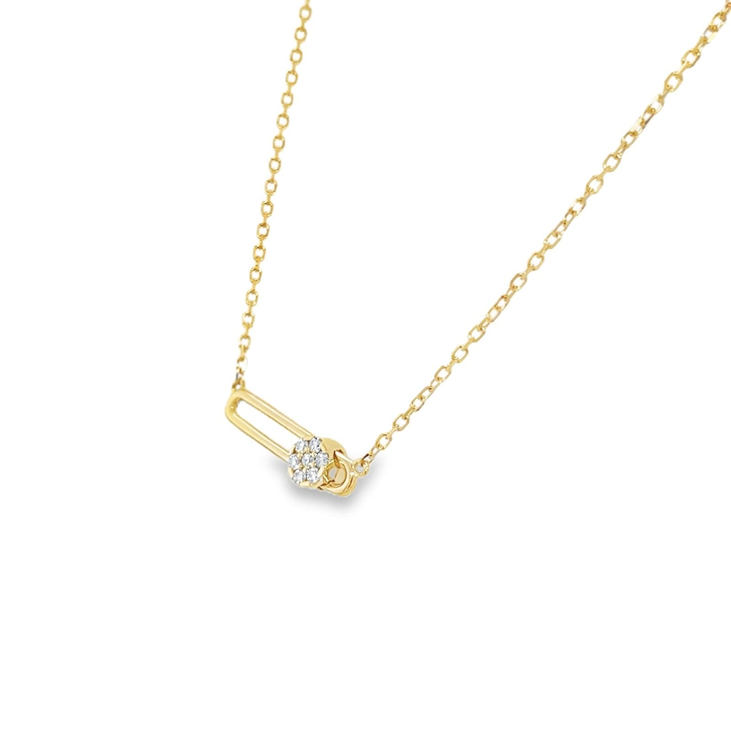 Hulchi Belluni's 18K Yellow Gold Diamond Tresore Necklace