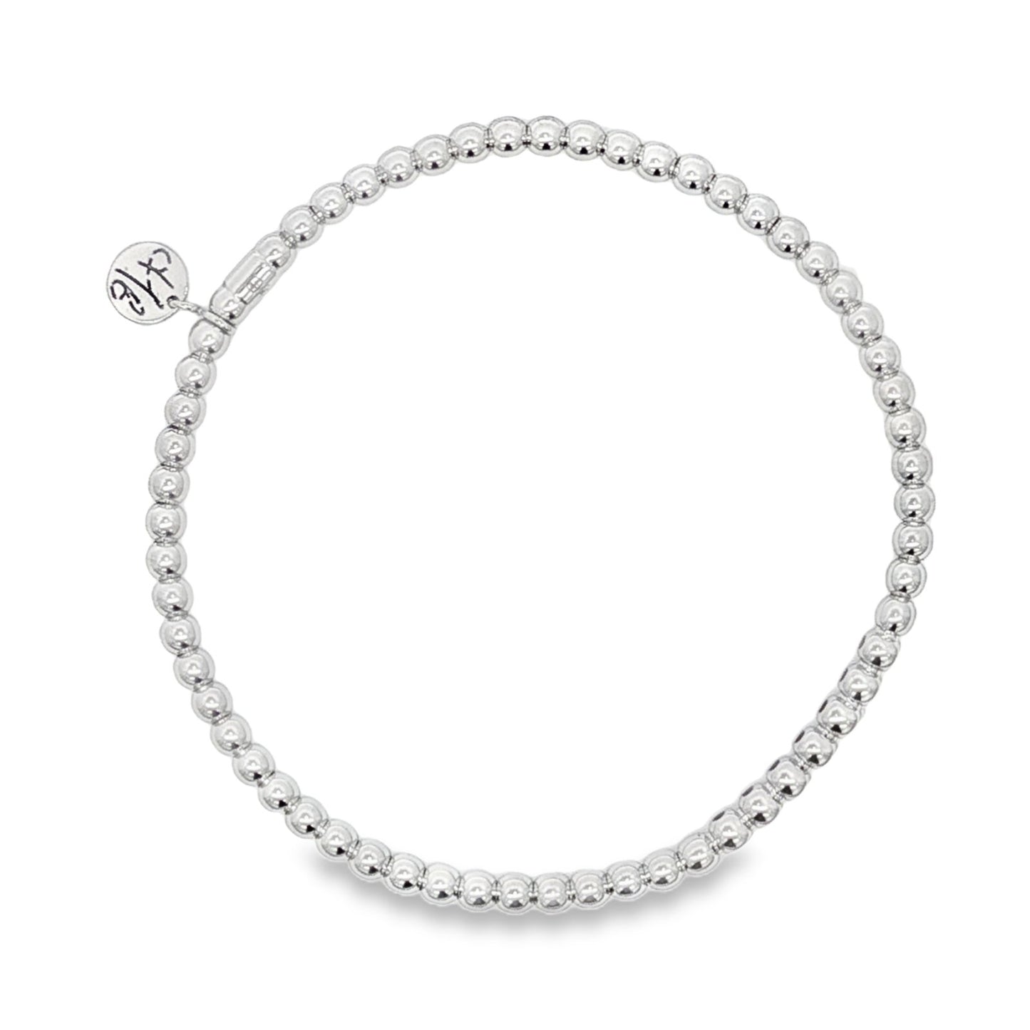 Hulchi Belluni's 18K White Gold Diamond Tresore Stretch Bracelet
