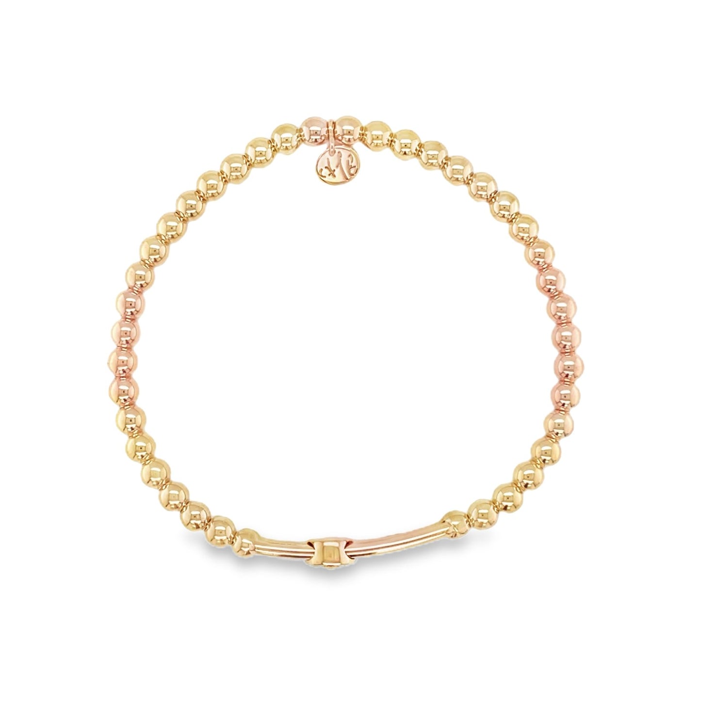 Hulchi Belluni's 18K Rose Gold Diamond Tresore Stretch Bracelet