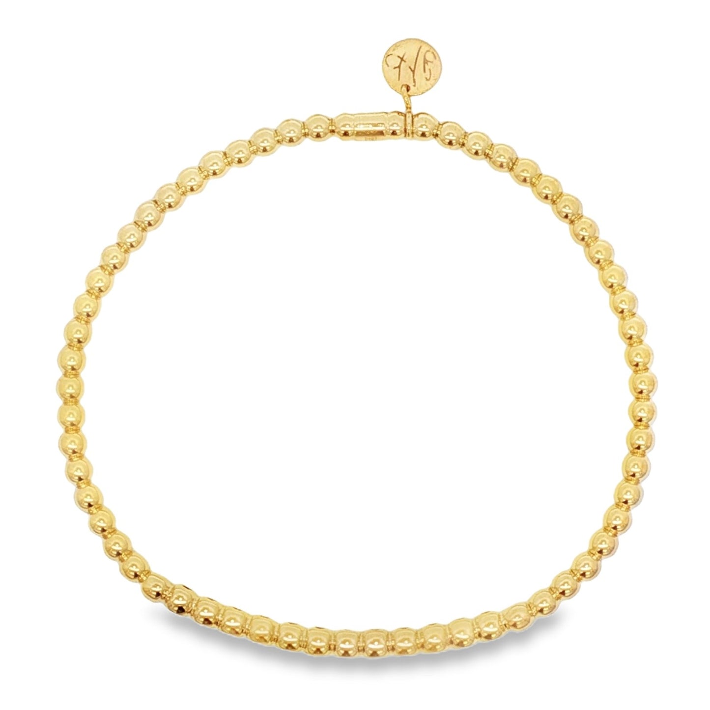 Hulchi Belluni's 18K Yellow Gold Diamond Tresore Bracelet