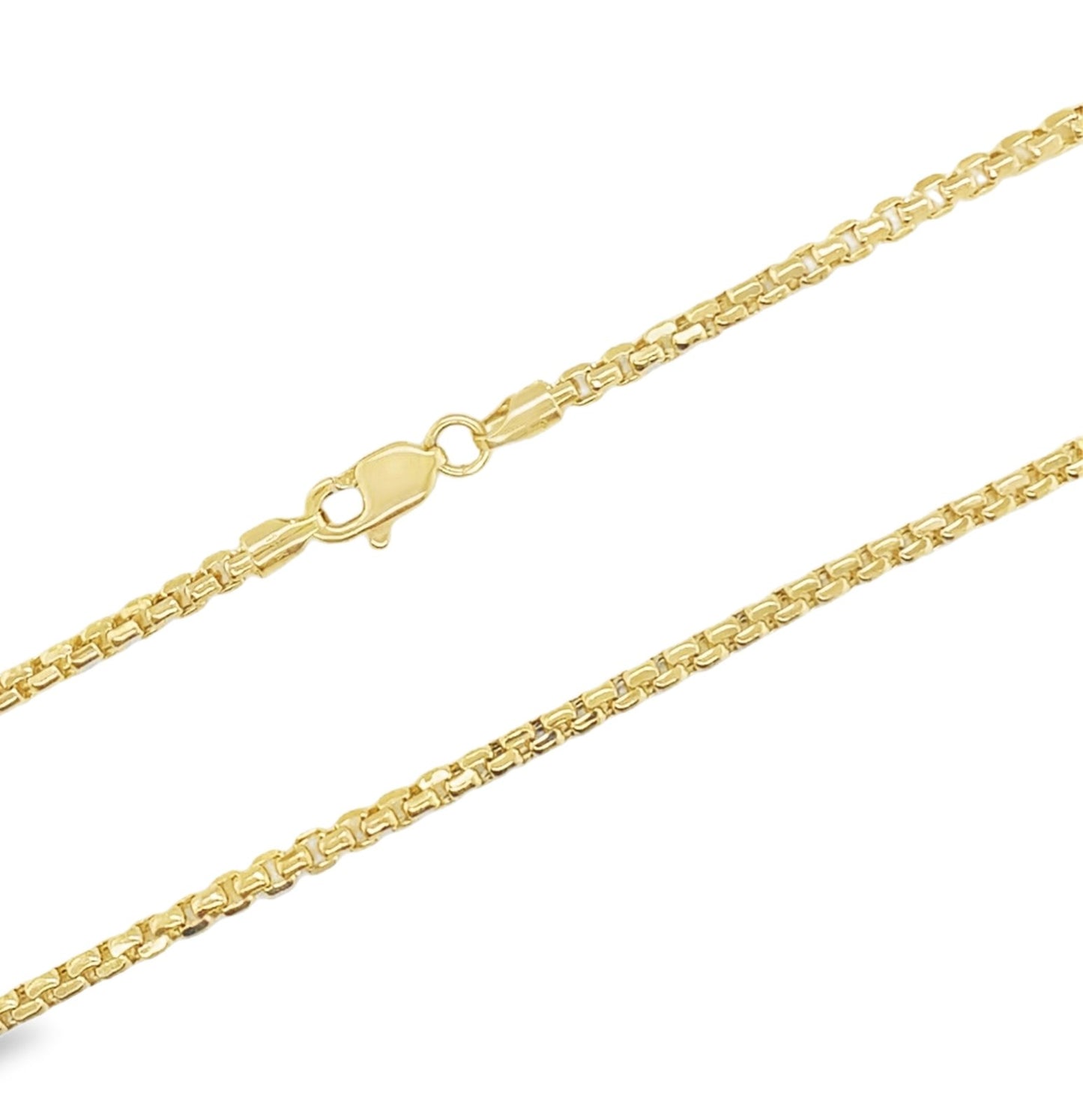 Jai's 14K Yellow Gold Rounded Box Chain