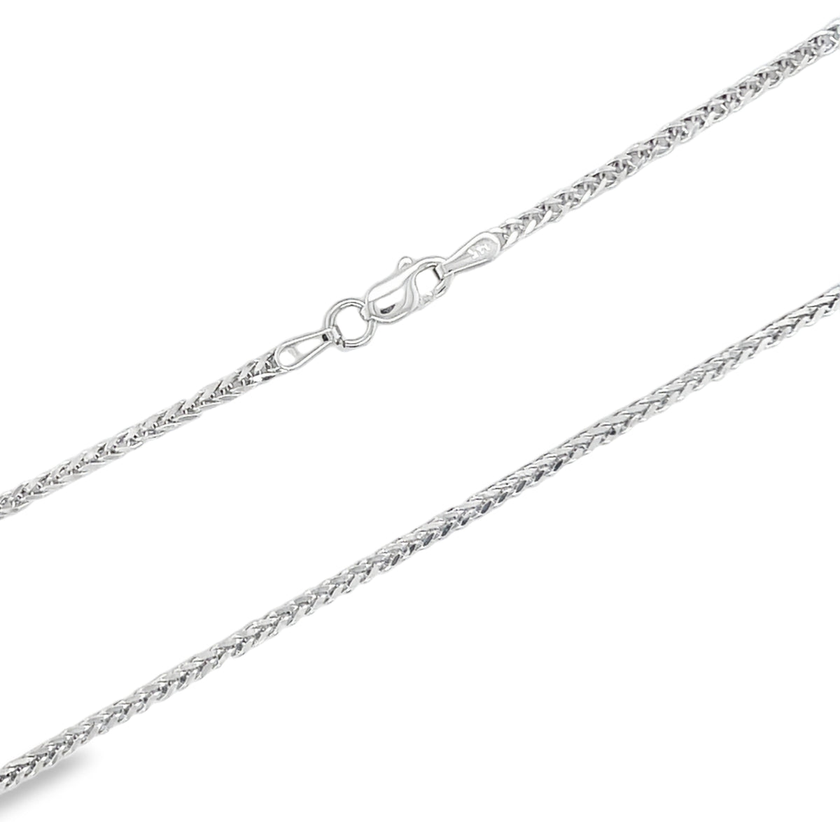 Jai's 14K White Gold Wheat Chain