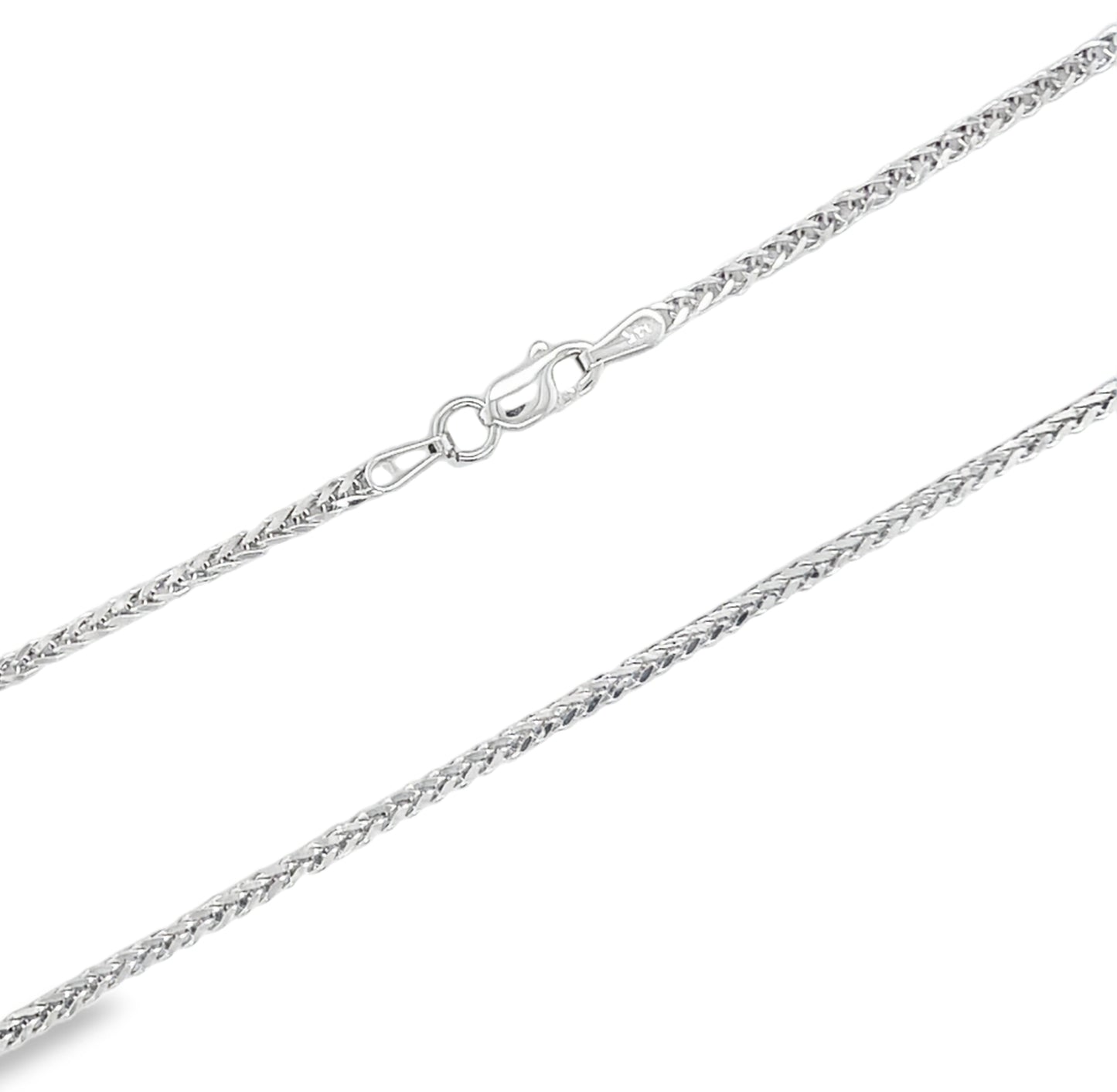 Jai's 14K White Gold Wheat Chain
