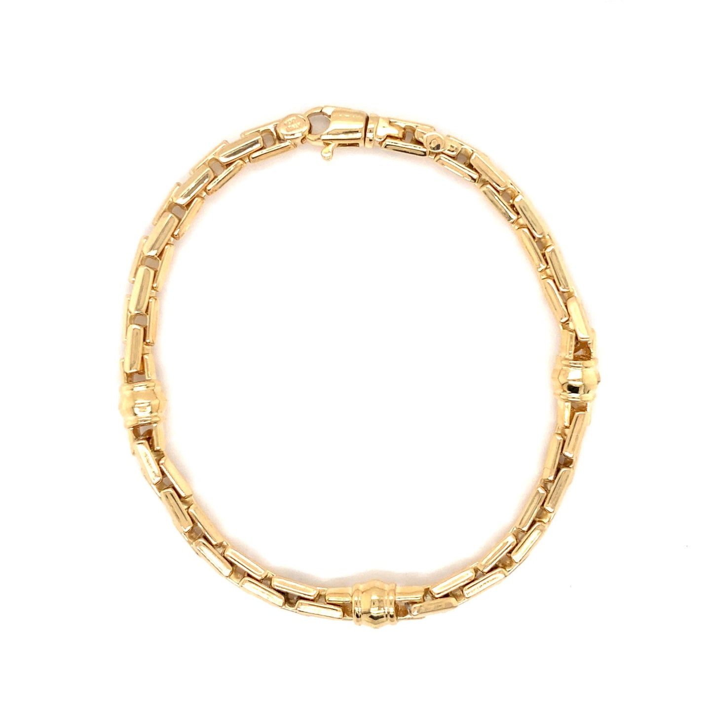 Jai's 14K Yellow Gold Elongated Box Chain Bracelet - 8"