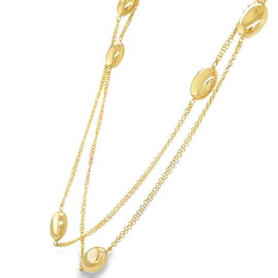 Jai's 18K Yellow Gold Beaded Necklace