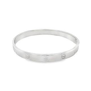 Jai's 18K White Gold Bangle